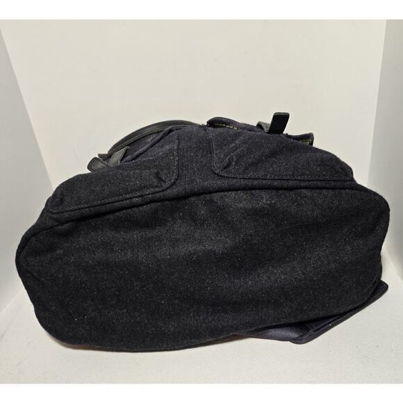 Lululemon Athletica Lucky Wool Charcoal Gray Neon XL Gym Yoga Laptop Tote Bag - Picture 5 of 11